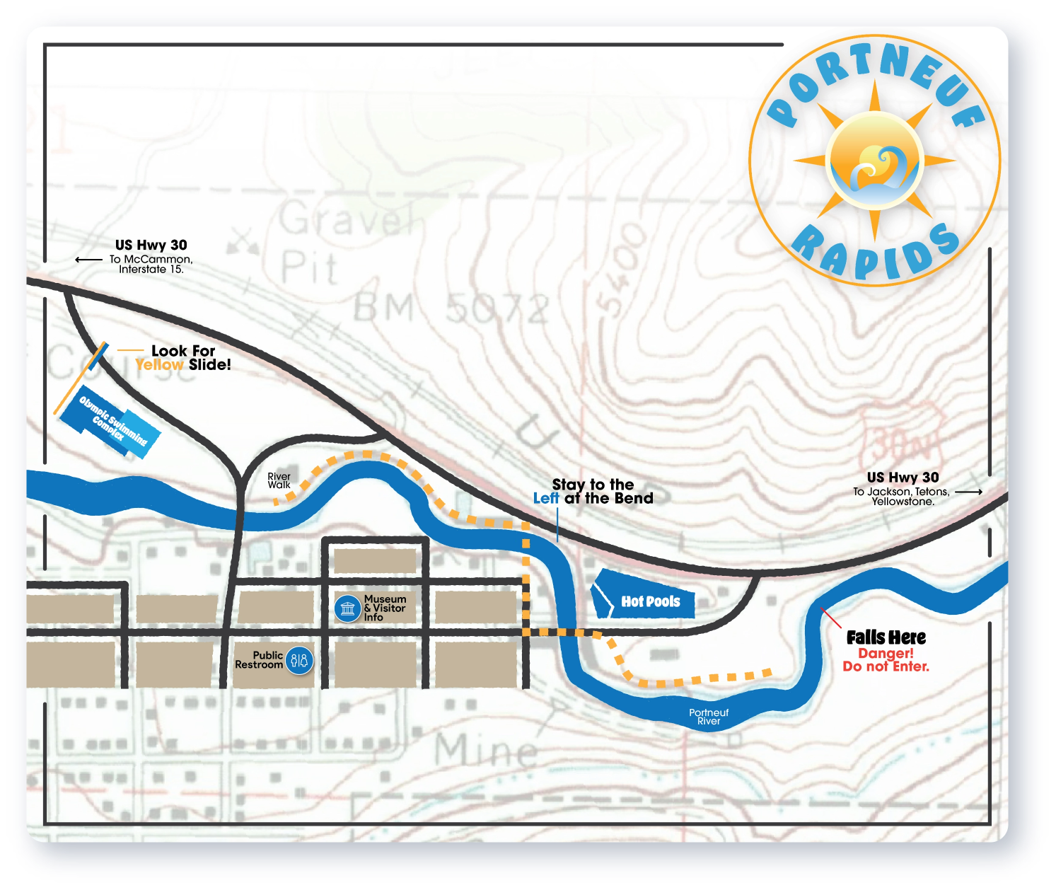 Lava Hot Springs Portneuf rapids Tube rental