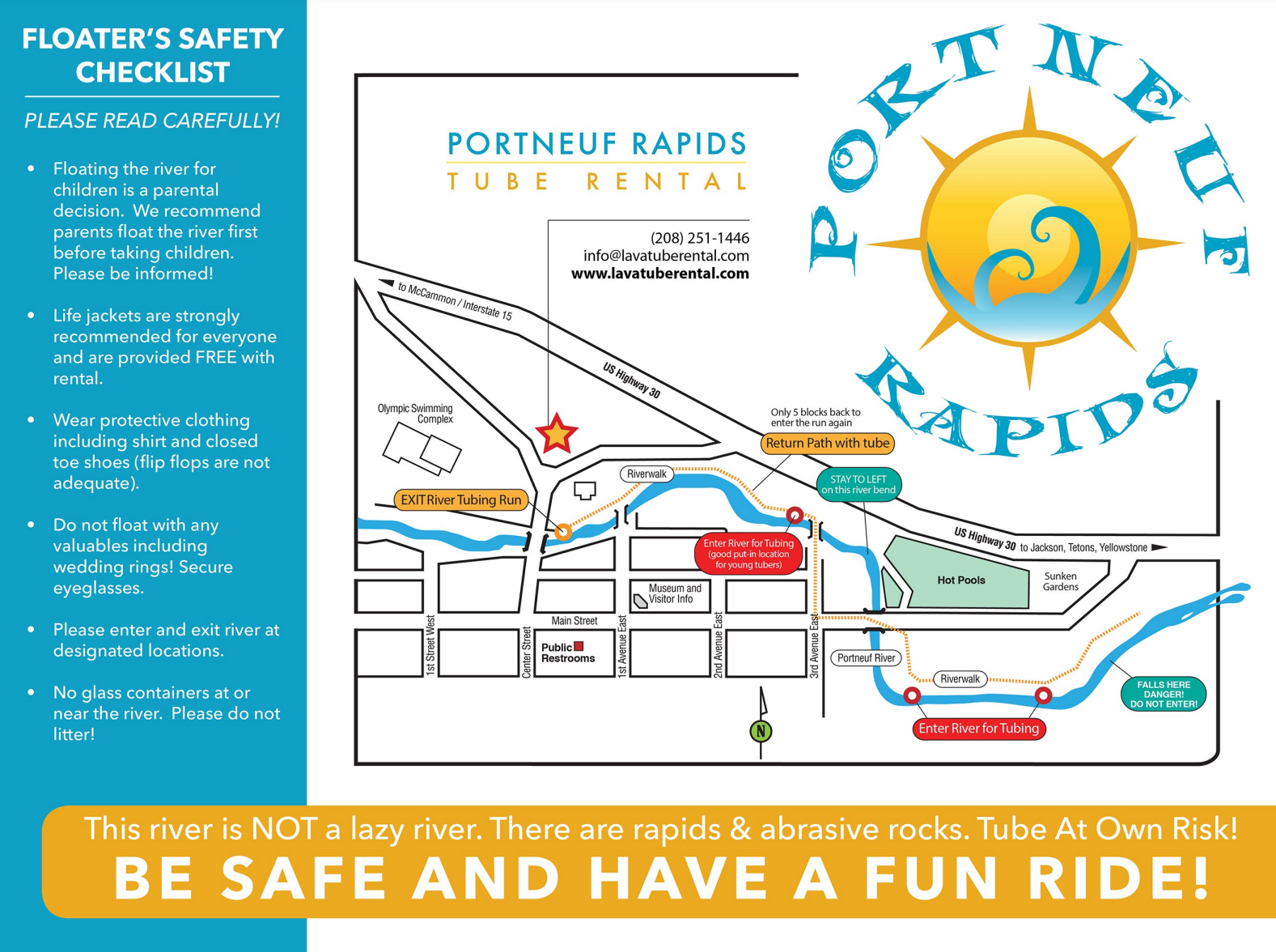 Tube Rental Lava Hot Springs Portneuf Rapids Tube Rental